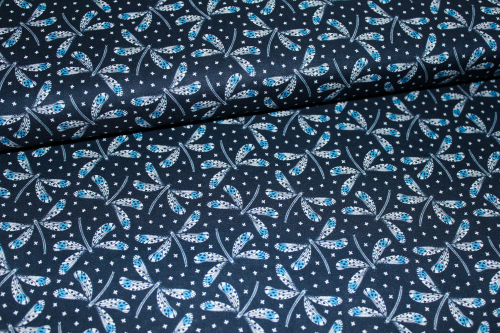 Designer- Baumwollstoff Sapphire Skies (10 cm)